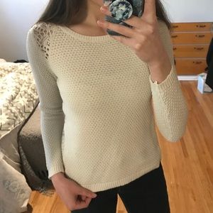 Cream Arizona Jean Co sweater